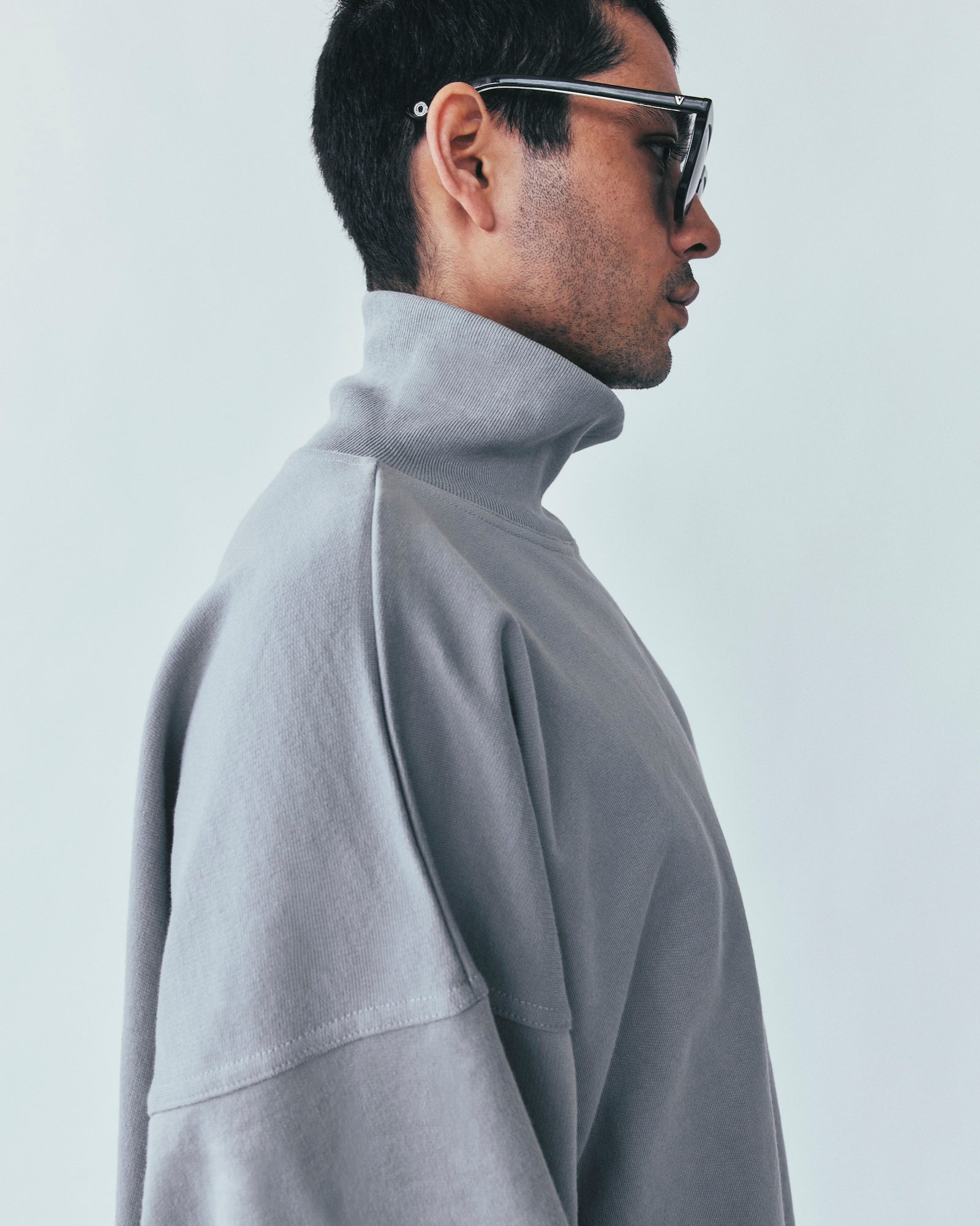 H-O-R-S-E Sport | GREY TURTLENECK SWEATSHIRT